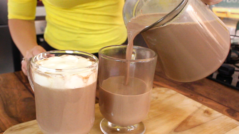 chocolate quente cremoso